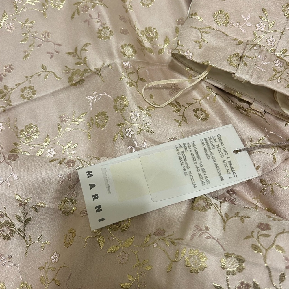 MARNI Metallic Jacquard Capri 👛